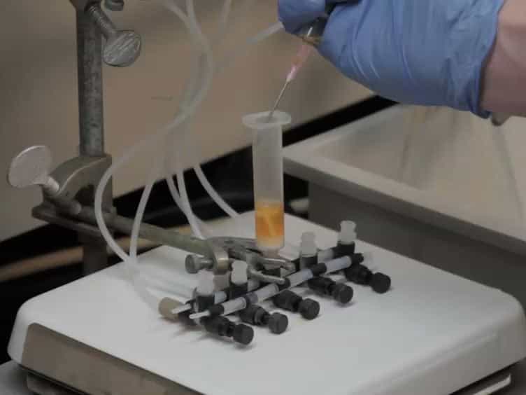 Solid Phase Synthesis of a Functionalized Bis-Peptide Using "Safety Catch" Methodology
