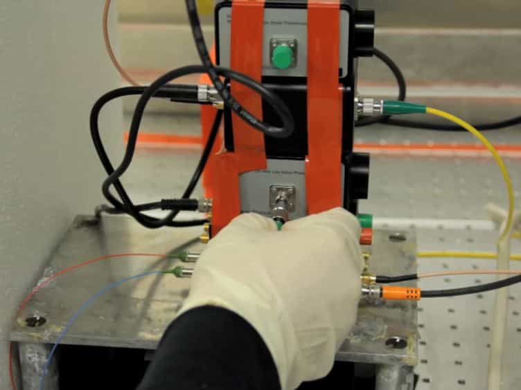 Implementation of a Reference Interferometer for Nanodetection