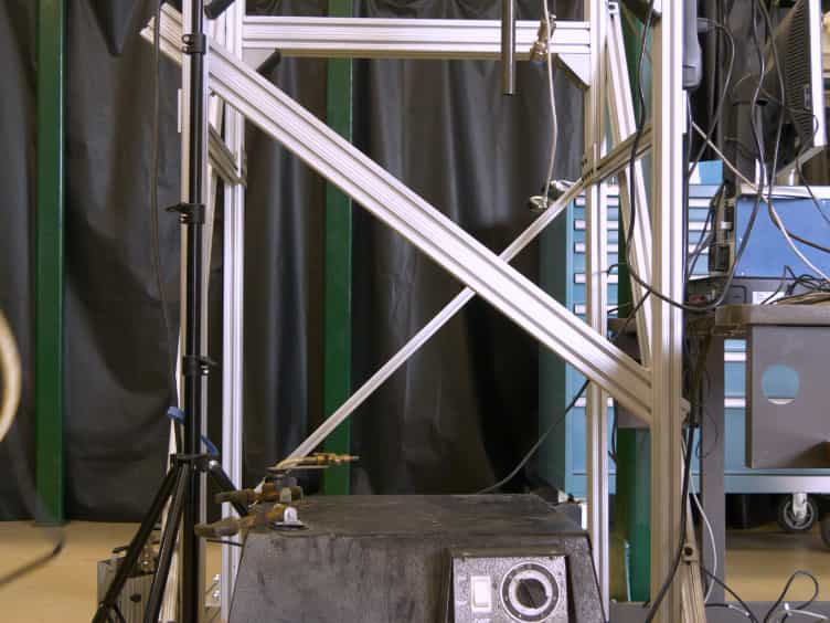 An Analog Macroscopic Technique for Studying Molecular Hydrodynamic Processes in Dense Gases and Liquids