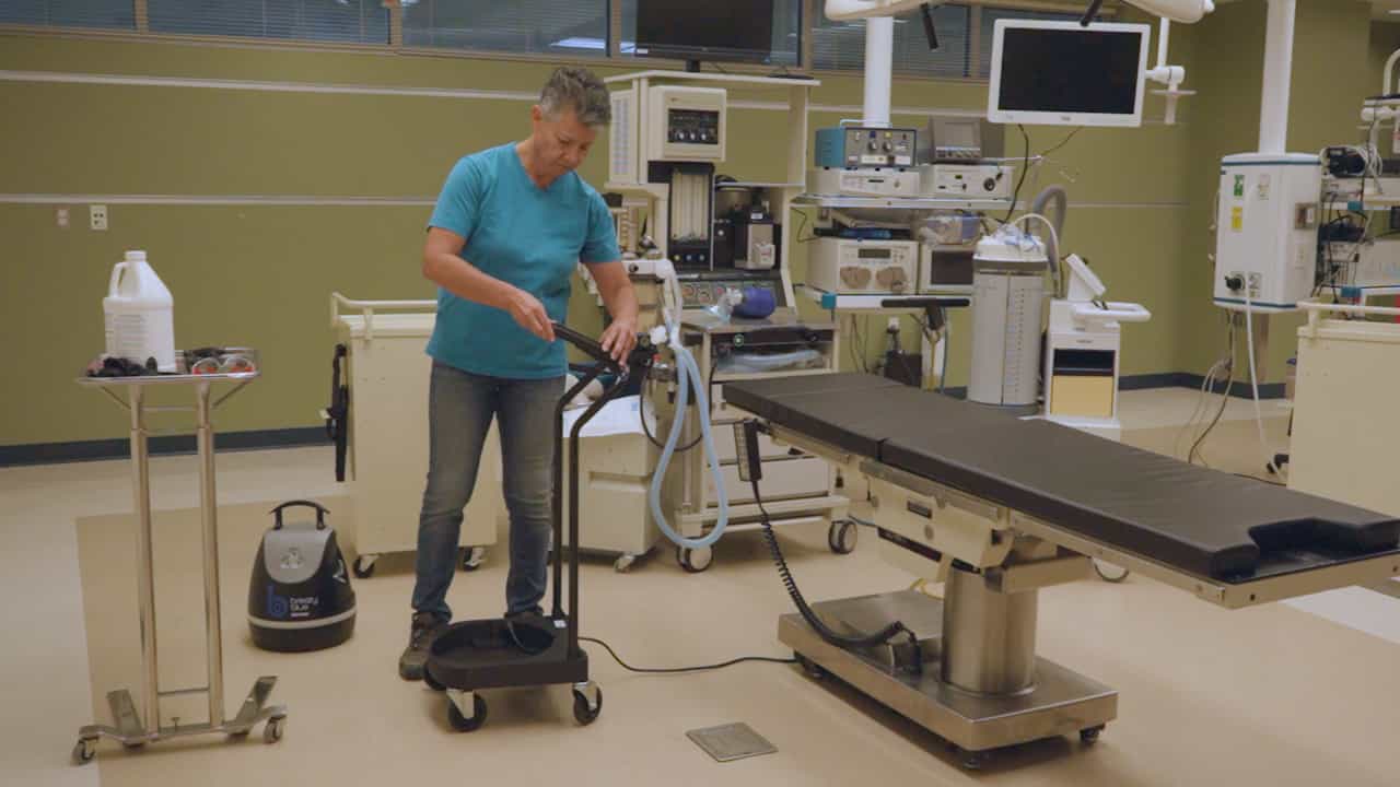 Automated Hospital Room Disinfection Utilizing a Novel Aerosolized Hydrogen Peroxide Microdroplet Disbursing Technology