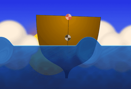 The Buoyant Force and Stability of Floating Vessels