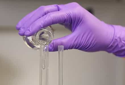 Measuring Viscosity of Propylene Glycol Solution Using a Glasstube Viscometer
