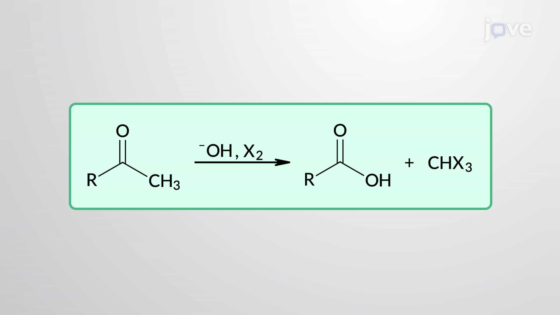 Multiple Halogenation of Methyl Ketones: Haloform Reaction