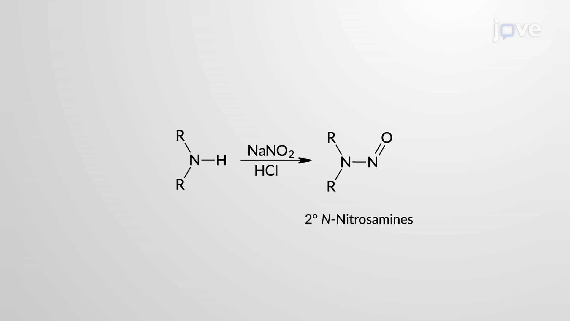 2&amp;deg; Amines to <em>N</em>-Nitrosamines: Reaction with NaNO<sub>2</sub>