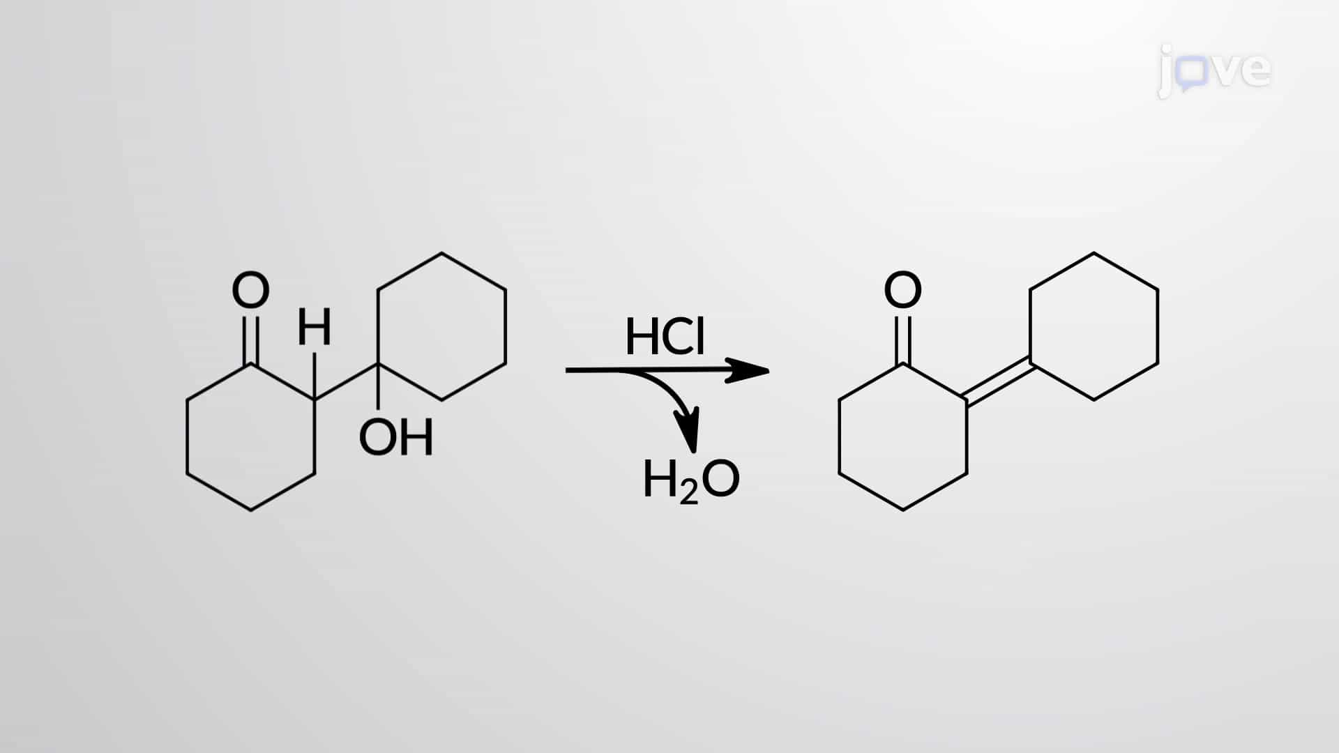 Dehydration of Aldols to Enones: Acid-Catalyzed Aldol Condensation