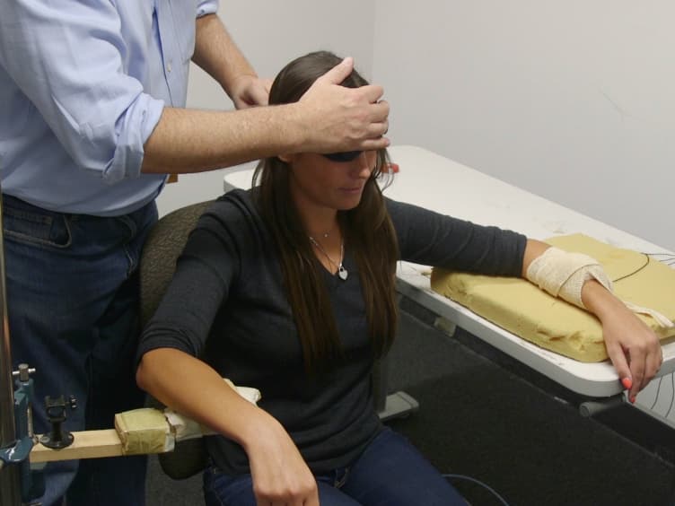 Testing Tactile Masking between the Forearms