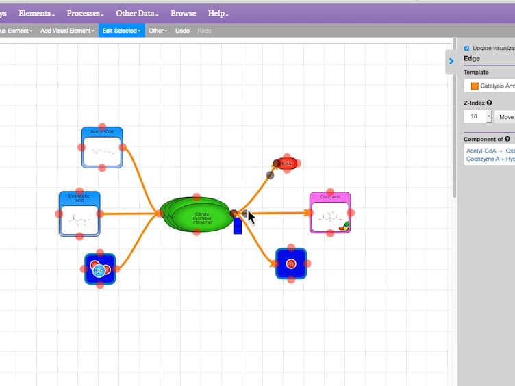 A Web Tool for Generating High Quality Machine-readable Biological Pathways
