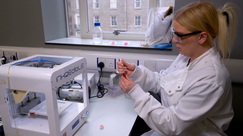 Agarose Fluid Gels Formed by Shear Processing During Gelation for Suspended 3D Bioprinting