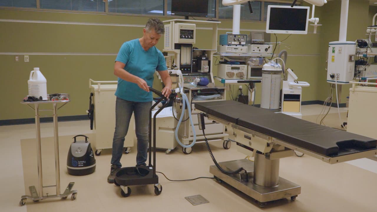 Automated Hospital Room Disinfection Utilizing a Novel Aerosolized Hydrogen Peroxide Microdroplet Disbursing Technology