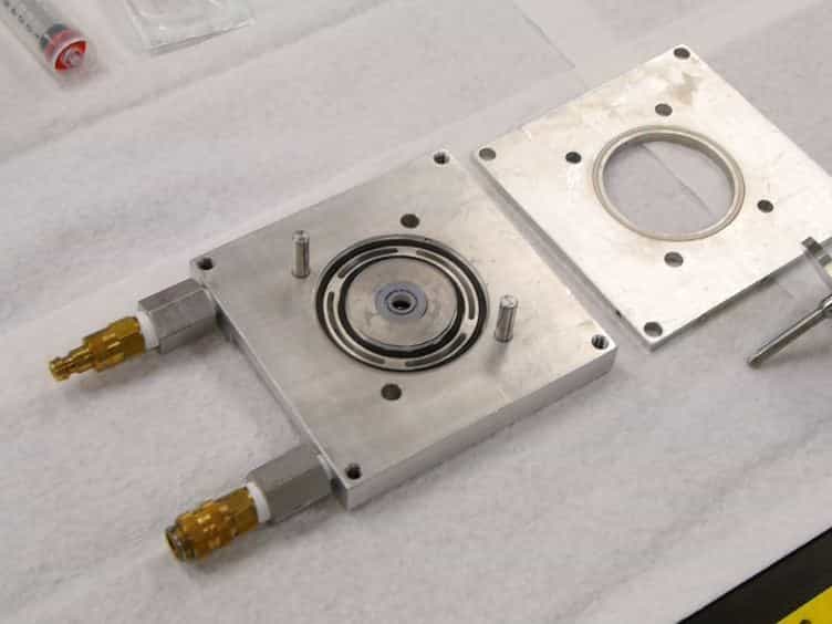 Measuring Material Microstructure Under Flow Using 1-2 Plane Flow-Small Angle Neutron Scattering
