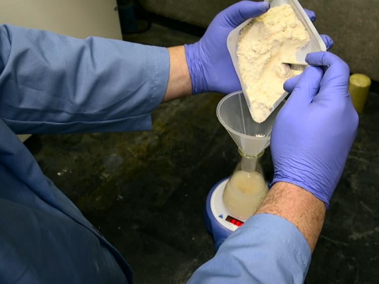 A Protocol for the Production of Gliadin-cyanoacrylate Nanoparticles for Hydrophilic Coating