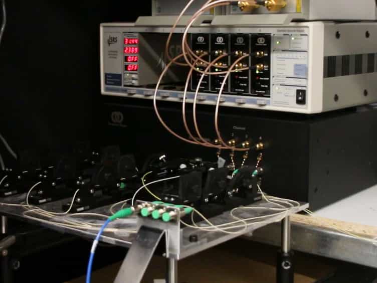 Generation and Coherent Control of Pulsed Quantum Frequency Combs