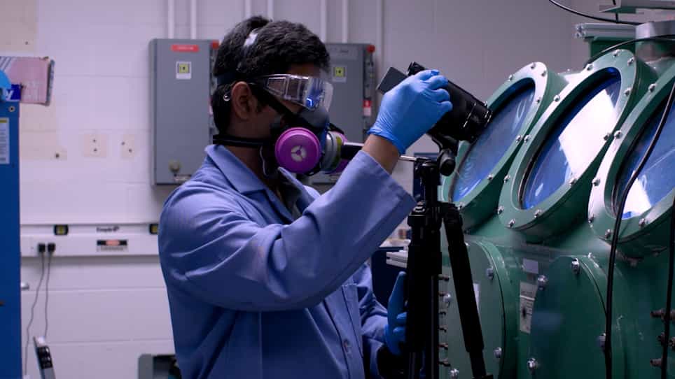 In Situ Gas Analysis and Fire Characterization of Lithium-Ion Cells During Thermal Runaway Using an Environmental Chamber